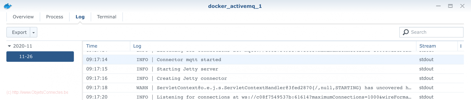 Alfresco Debug Log