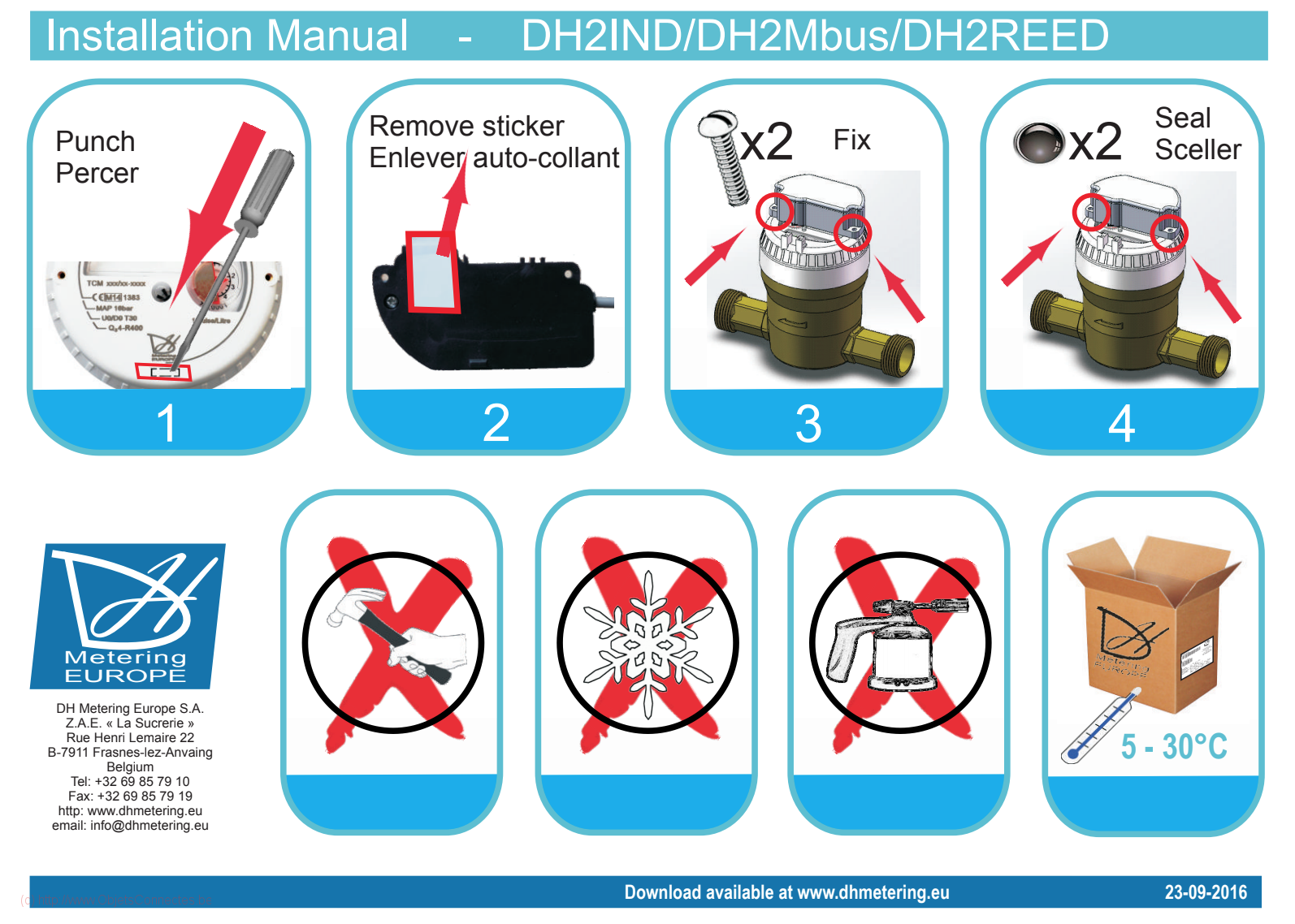 Installation manual DH2IND