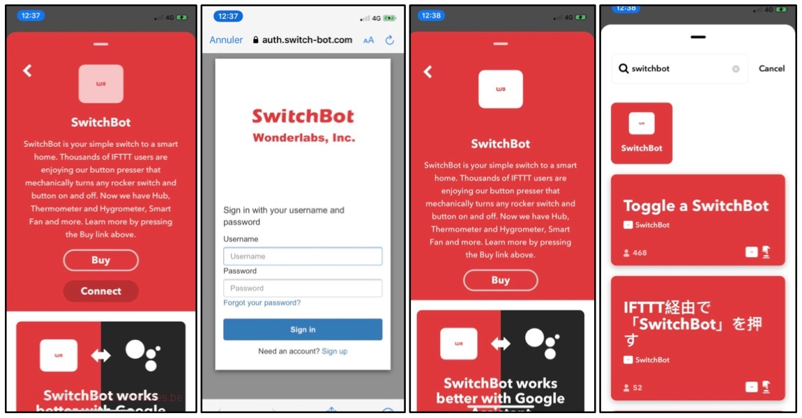 SwitchBot Meter Hub - Utilisation dans IFTTT 2