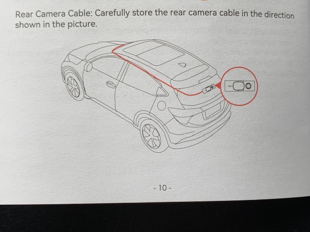 Dashcam-Vantrue-N5-alimentation-camera-arriere