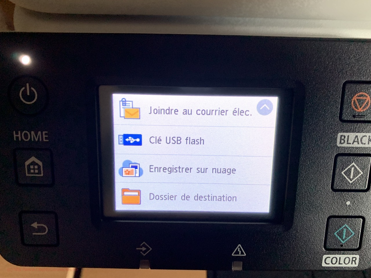 Canon-Maxify-gx7050-Panel-Controle-Menu-Dossier-Destination