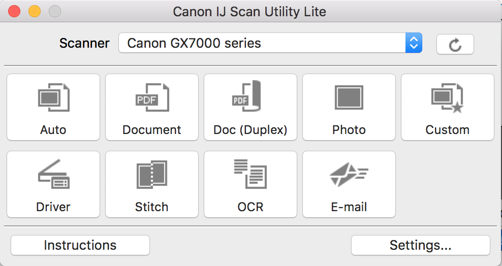 Canon-Maxify-gx7050-iPhone-Numériser-Canon IJ Scan Utility Lite 4