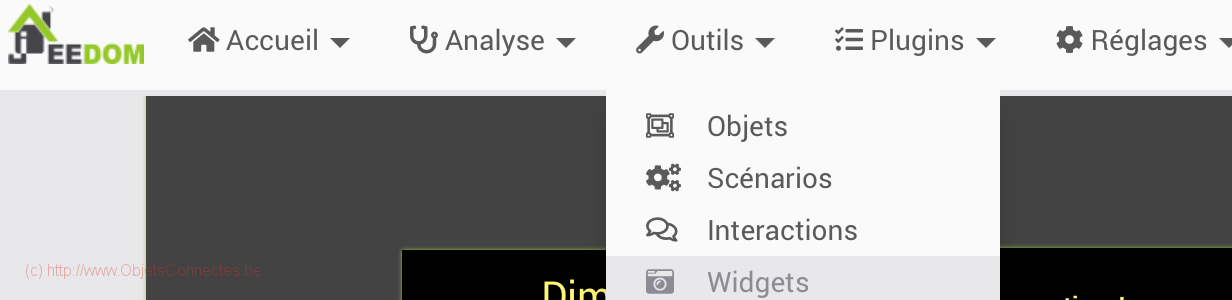 Jeedom-Outil-Widget