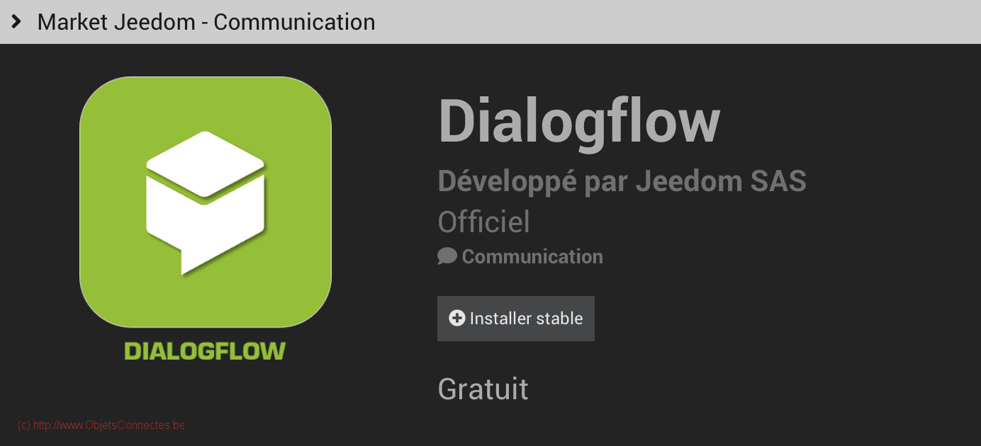 Jeedom-Plugin-DialogFlow-Google-Home-Assistant-installer