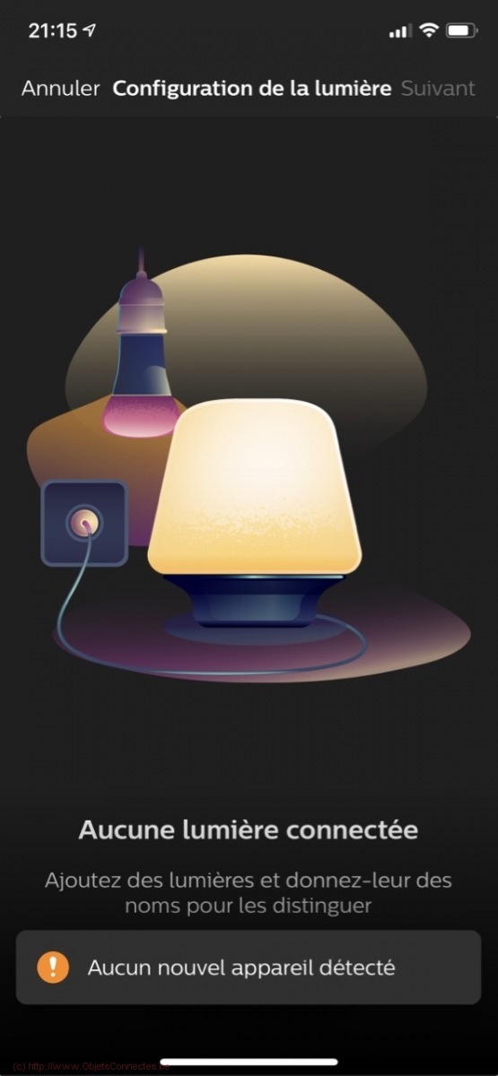 Deux ponts Philips Hue - La recherche de lampes