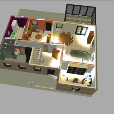 Design 3D (de Sweethome 3D) dans Jeedom