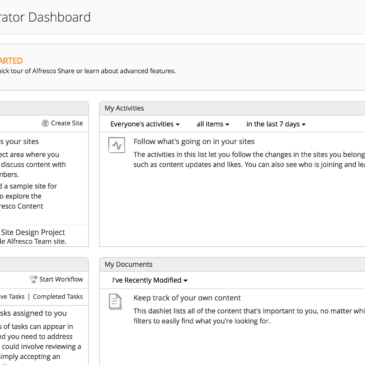 Gestion Electronique de Documents (GED) avec Alfresco