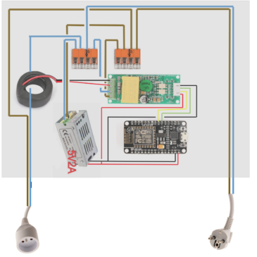 Un wattmètre portable pour Jeedom avec Espeasy and PZEM-004T.