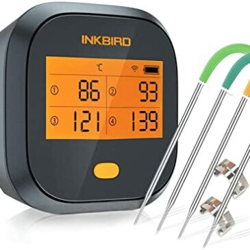 Thermomètre de cuisson Wifi Inkbird IBBQ-4T pour barbecue ou fou