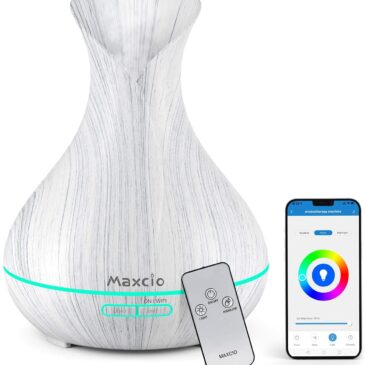 Maxcio diffuseur d’huiles essentielles intelligent et connecté (wifi)